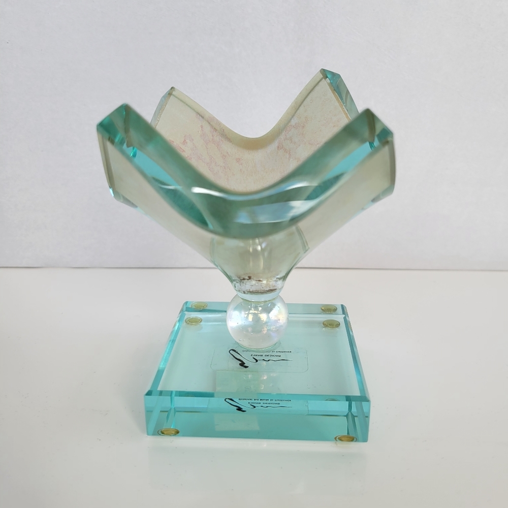 Evans Designs | Vintage Art Glass Sculpture - Picture 3 of 11